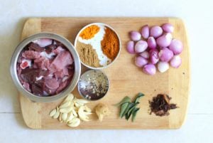ingredients for mutton kuzhambu