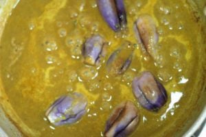 cook brinjal in gravy