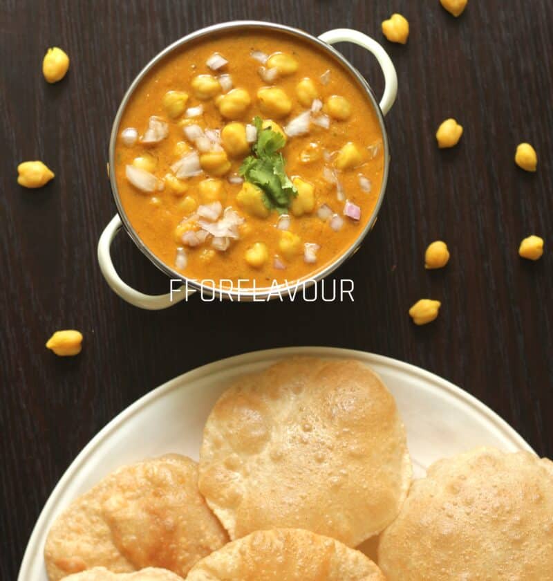 Poori with chana Masala