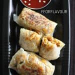chicken rice paper rolls